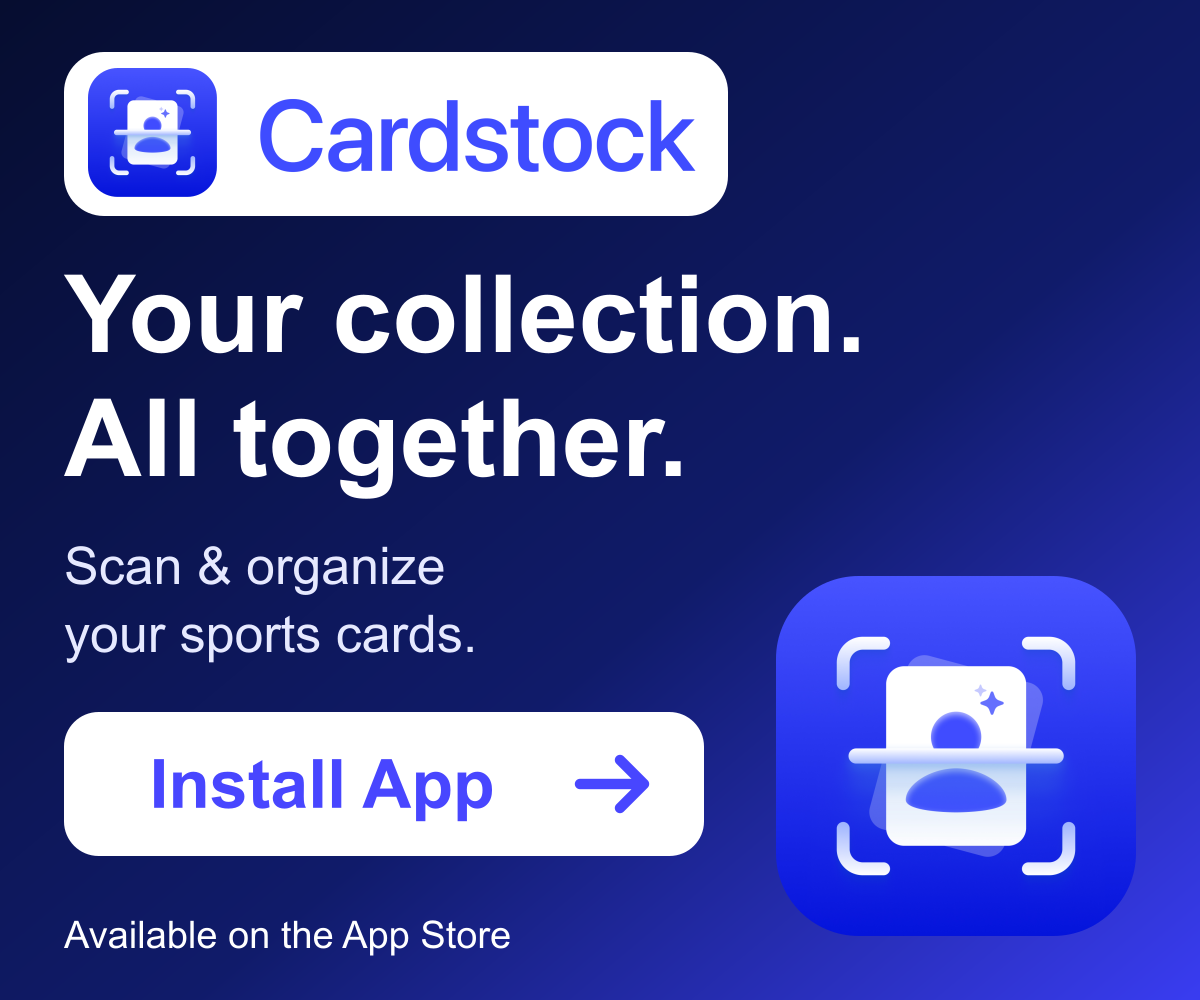 Cardstock: scan and organize your sports cards — install the app on the App Store