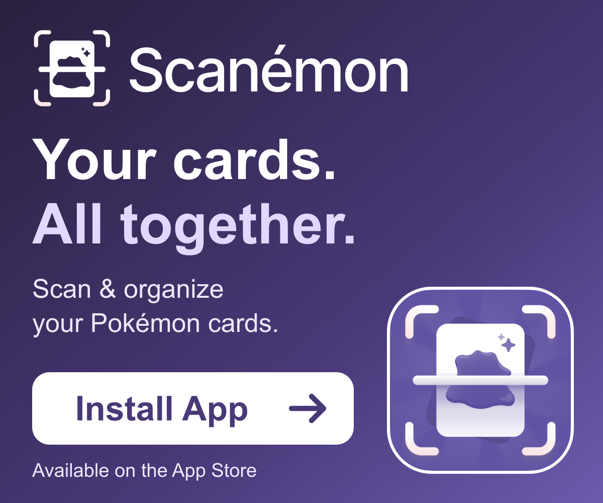 Scanémon: scan and organize your Pokémon cards — install the app on the App Store