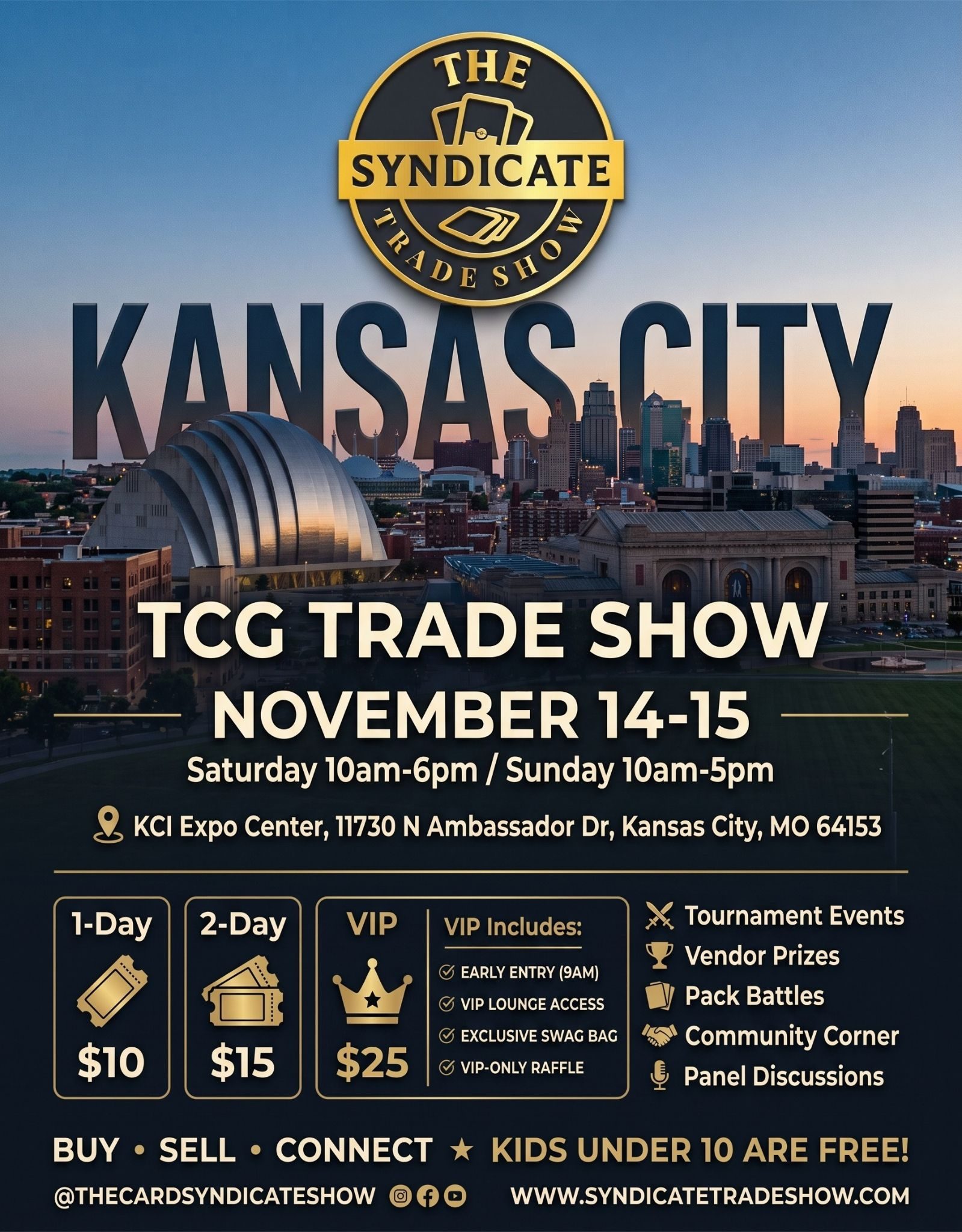 Flyer for The Syndicate Trade Show - Kansas City