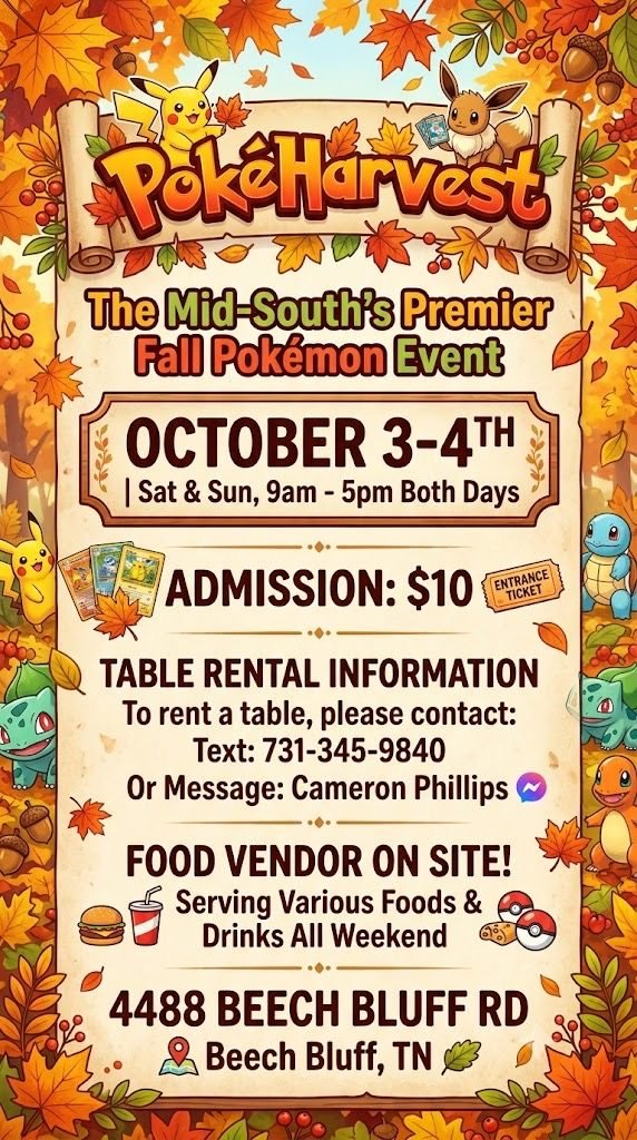Flyer for PokéHarvest