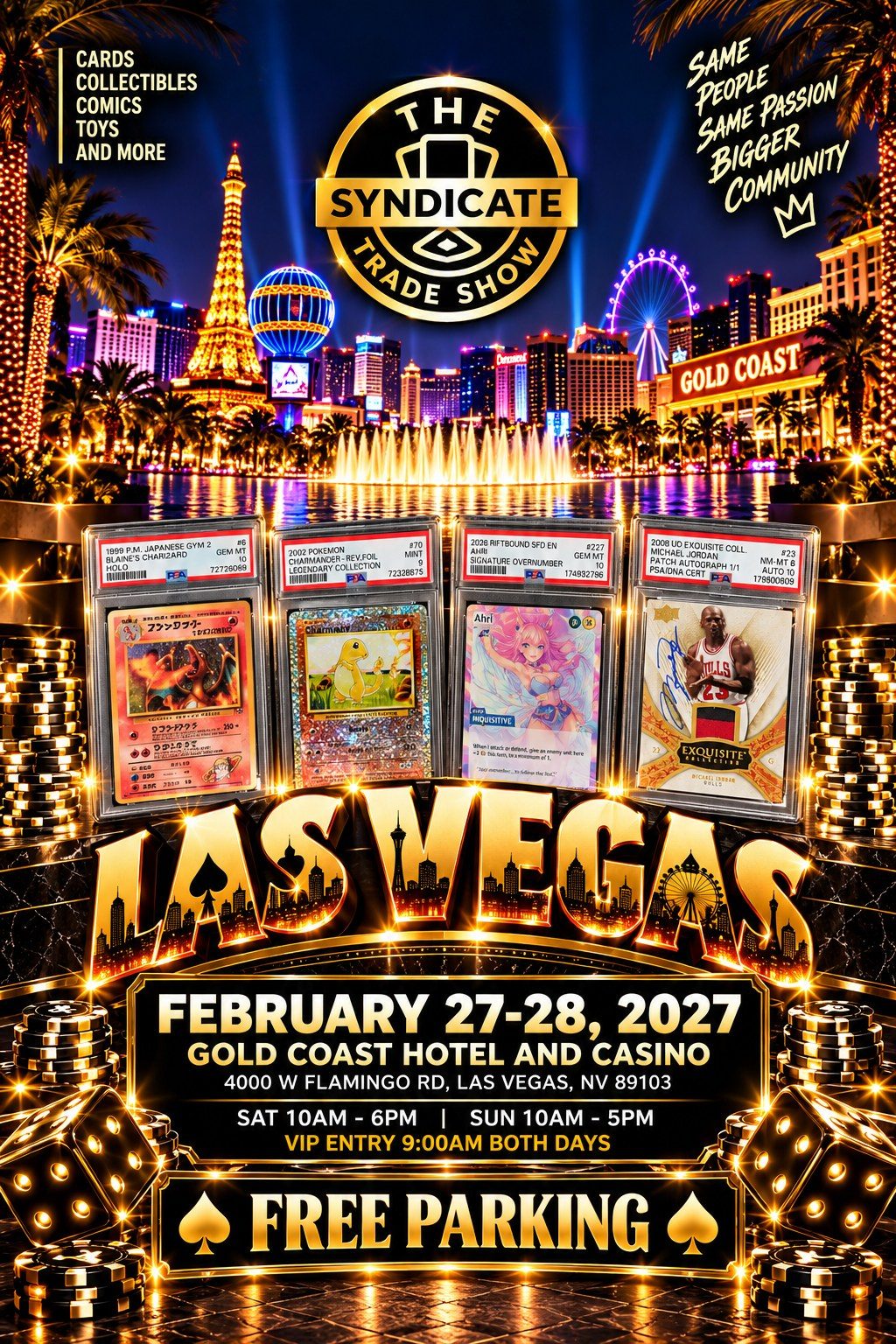 Flyer for The Syndicate Trade Show - Las Vegas