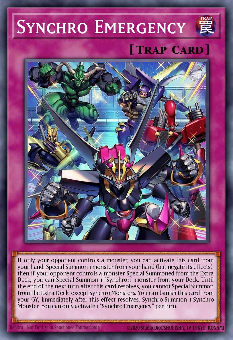 Synchro Emergency (Starlight Rare) (Extended Art)