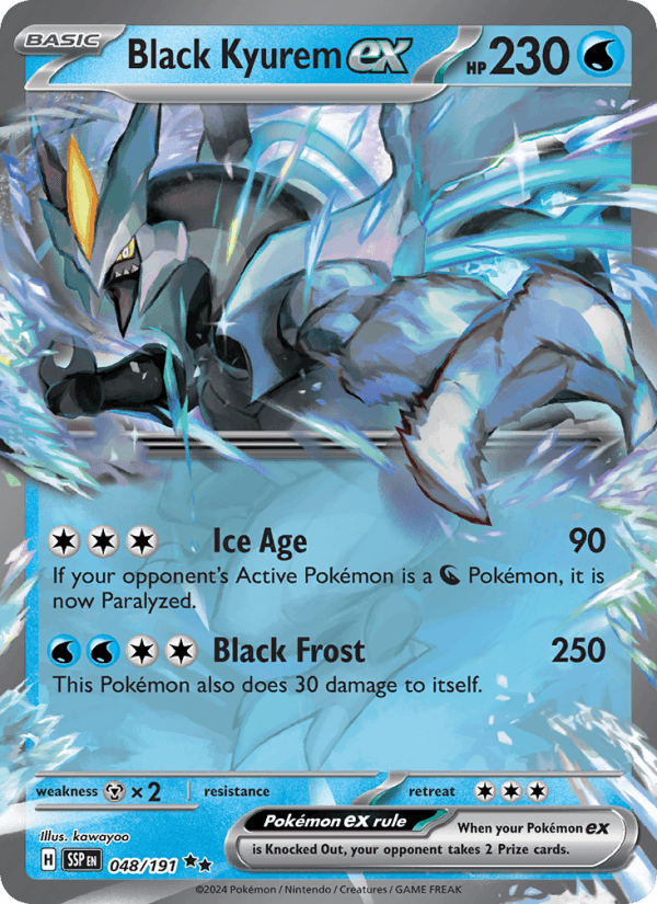 Black Kyurem EX (145 Full Art)