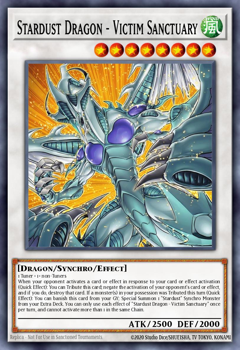 Stardust Dragon - Victim Sanctuary (Starlight Rare) (Extended Art)