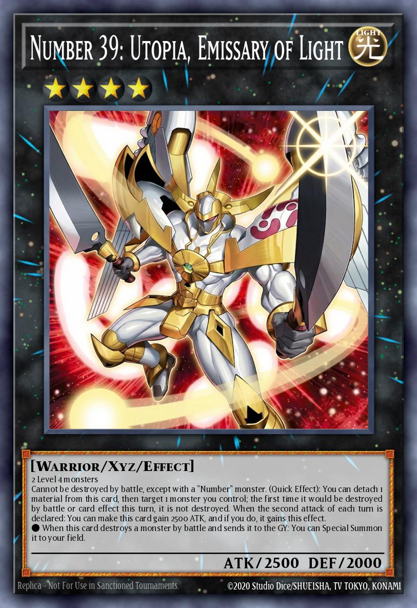 Number 39: Utopia, Emissary of Light (Starlight Rare) (Extended Art)