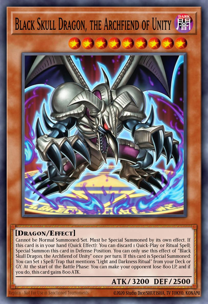 Black Skull Dragon, the Archfiend of Unity (Starlight Rare)
