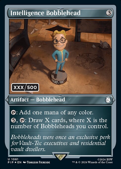 Intelligence Bobblehead (Serial Numbered)