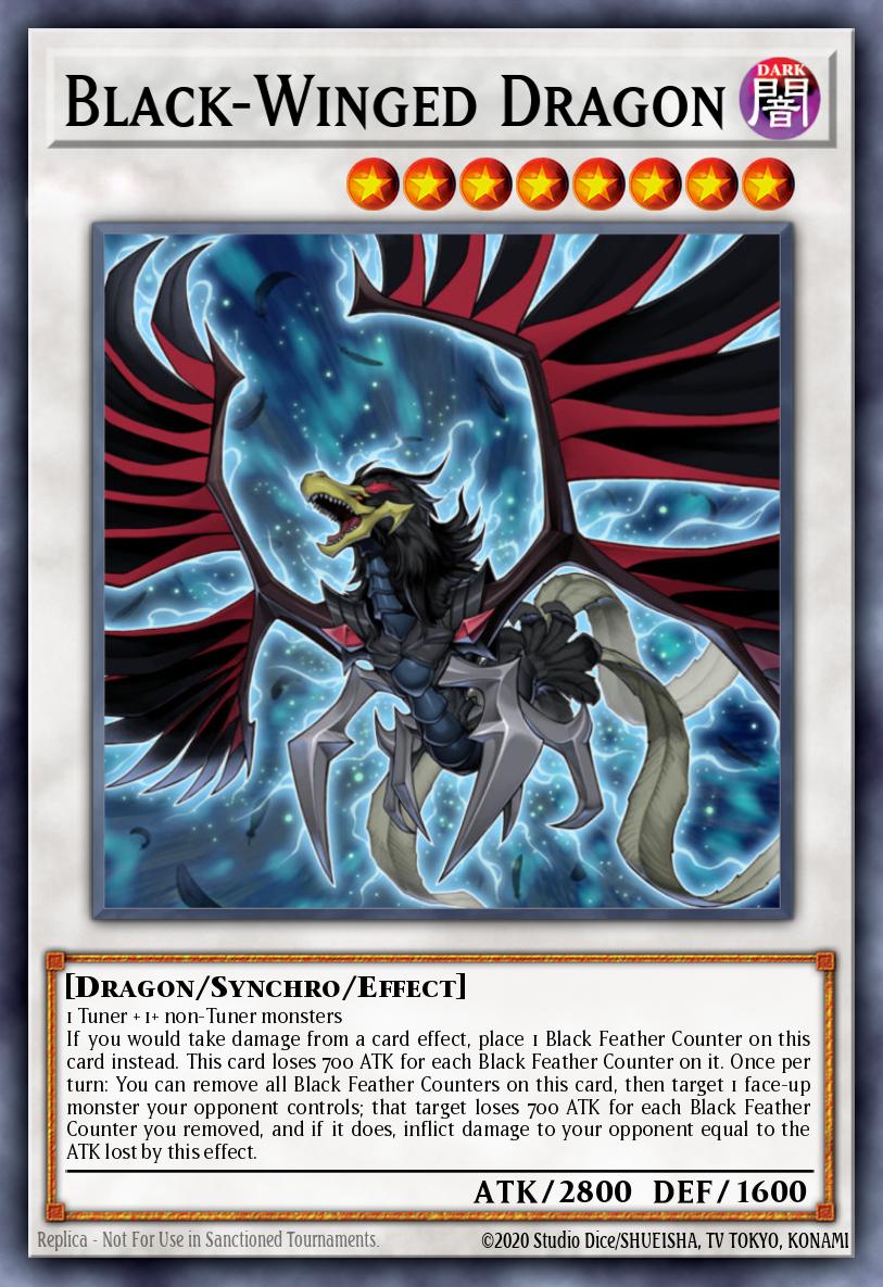 Black-Winged Dragon (Ghost Rare)