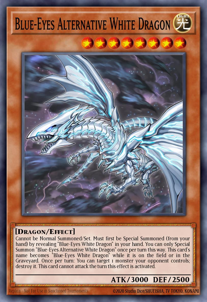 Blue-Eyes Alternative White Dragon (Ghost Rare)