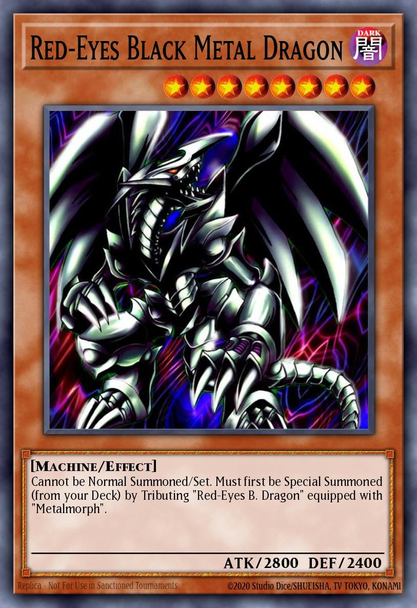 Red-Eyes Black Metal Dragon (Forbidden Memories)