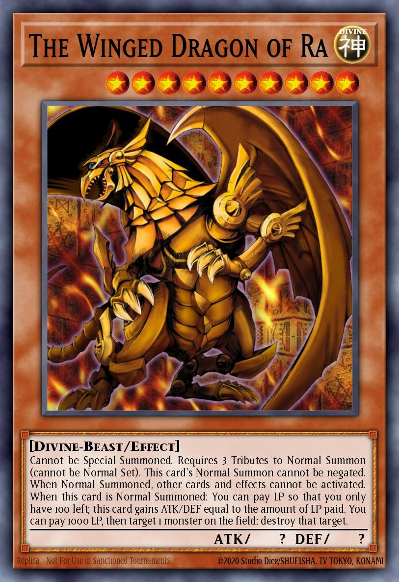 The Winged Dragon of Ra (Secret Pharaoh's Rare)