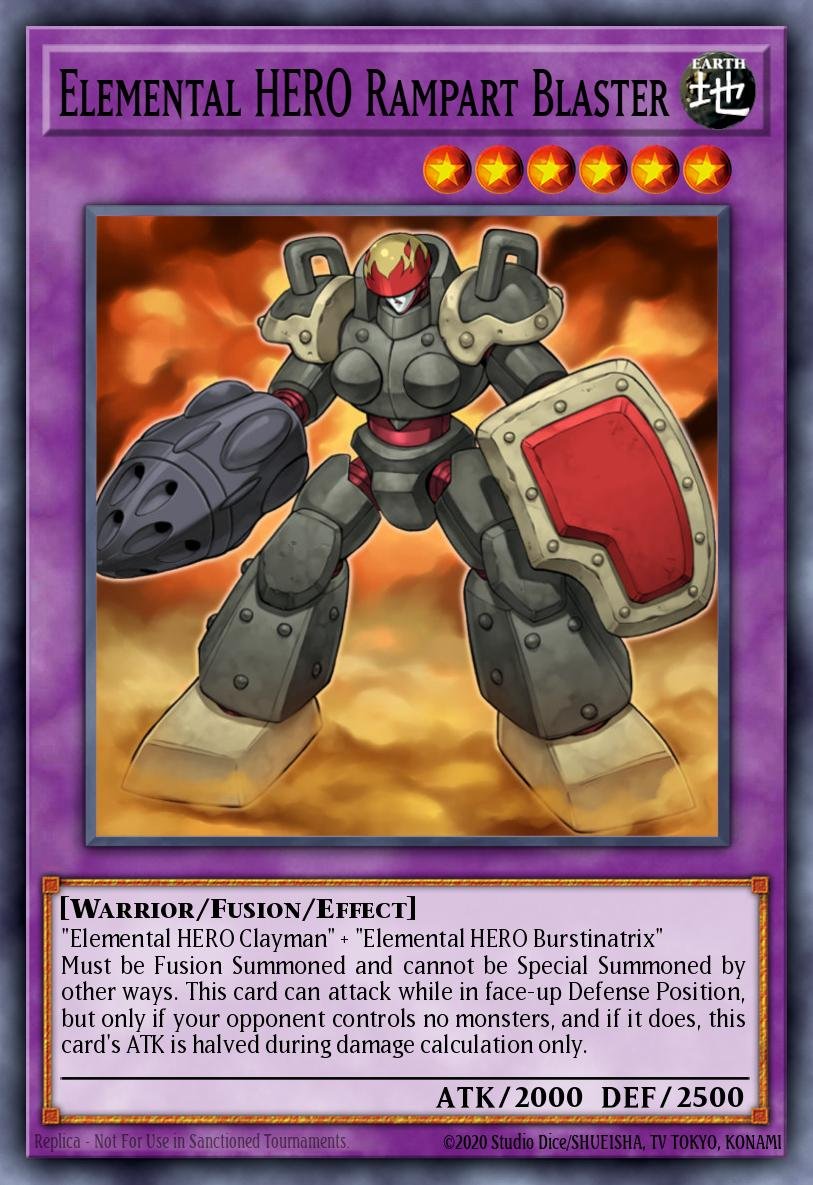 Elemental Hero Rampart Blaster (UTR)