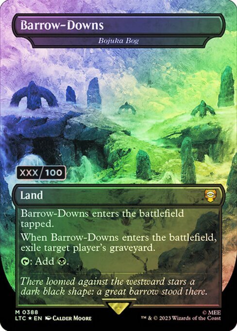Barrow-Downs - Bojuka Bog (Borderless) (Serial Numbered)