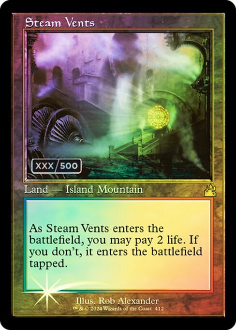 Steam Vents (Retro Frame) (Serial Numbered)