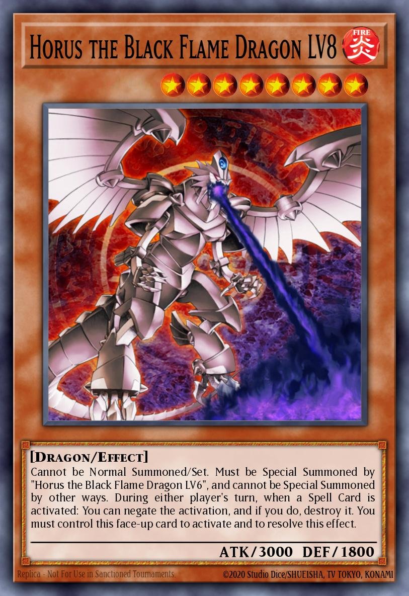 Horus the Black Flame Dragon LV8 (UTR)