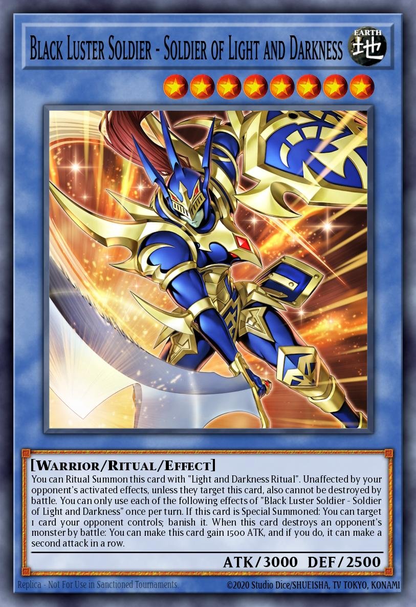 Black Luster Soldier - Soldier of Light and Darkness (Starlight Rare) (Extended Art)