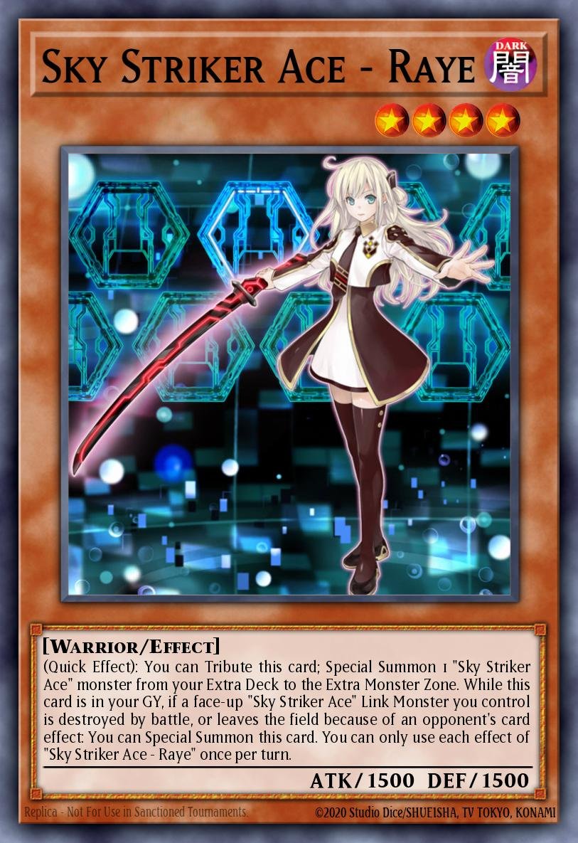 Sky Striker Ace - Raye (Alternate Art) (Quarter Century Secret Rare)