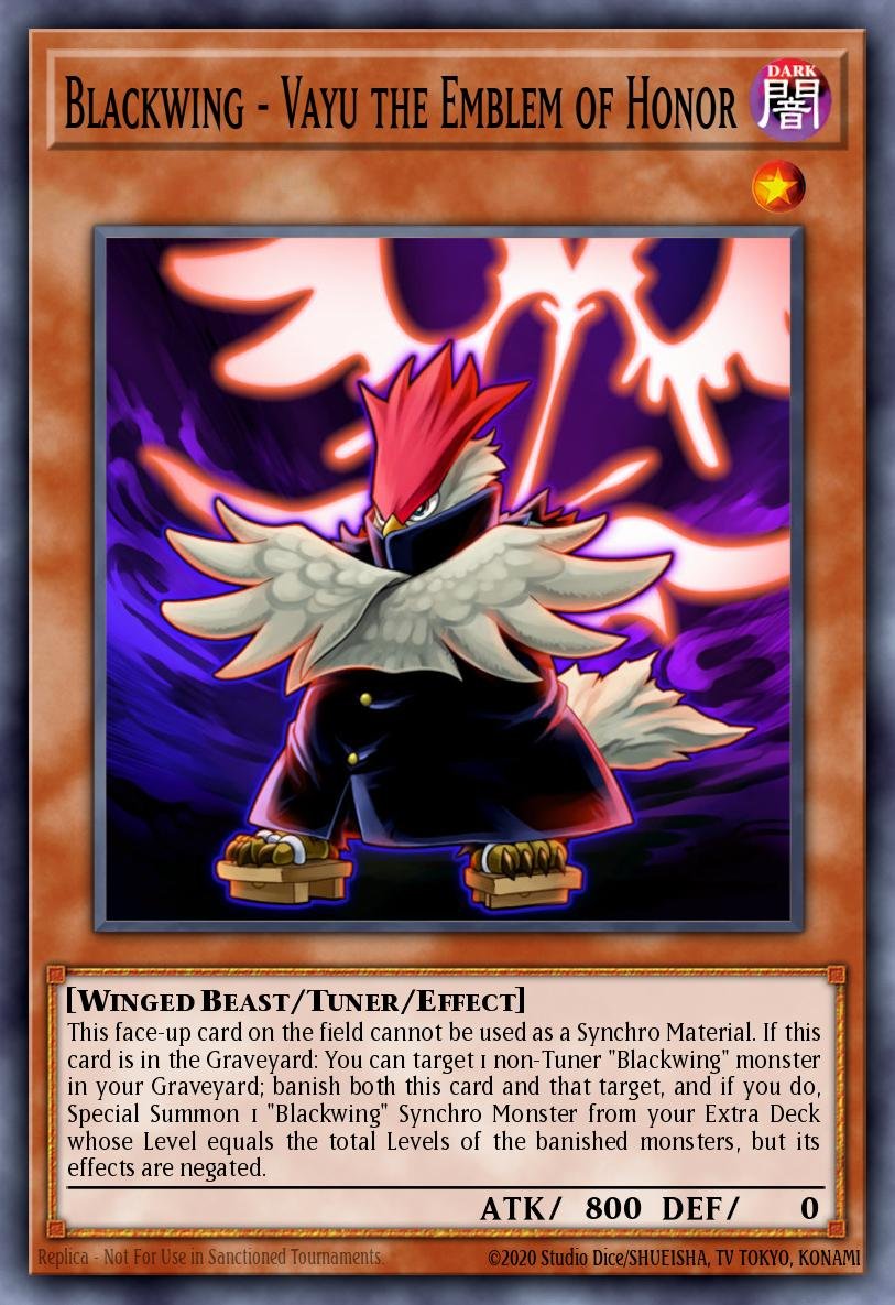 Blackwing - Vayu the Emblem of Honor (UTR)