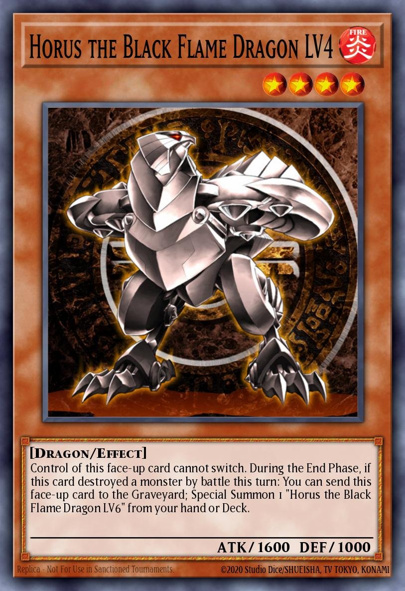 Horus The Black Flame Dragon LV4 (UTR)