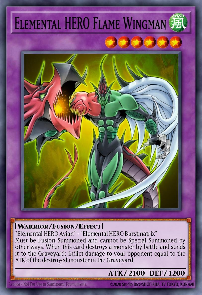 Elemental HERO Flame Wingman (UTR)