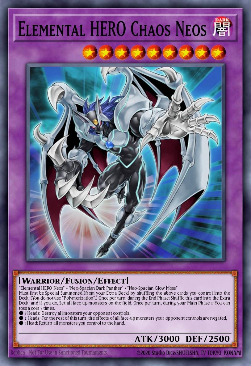 Elemental Hero Chaos Neos (Ghost Rare)