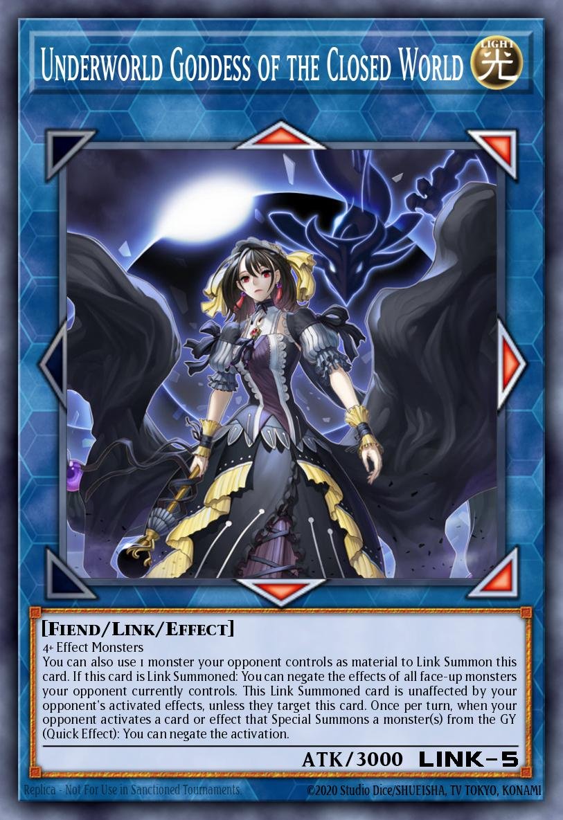 Underworld Goddess of the Closed World (Starlight Rare)